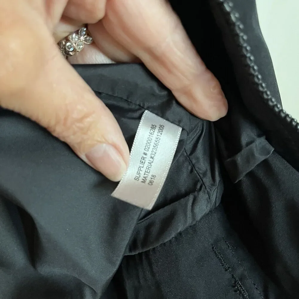 Polo Ralph Lauren Hooded  Windbreaker Jacket Black Zip‎ Up Youth XL 18-20
